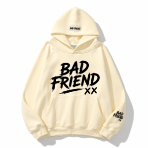 Badfriend Oversized Cream Hoodie
