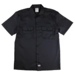 HK Heritage Work Shirt – Black Premium Utility Workwear Shirt for Men
