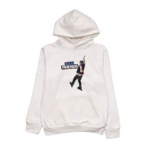 White Badfriend Bobby Hoodie