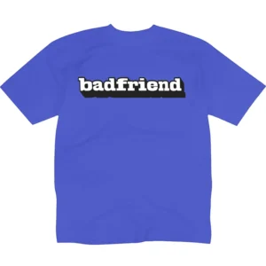 Badfriend Bar Logo T-Shirt Blue