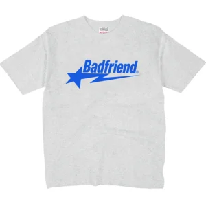 Badfriend Star Logo T-Shirt Grey