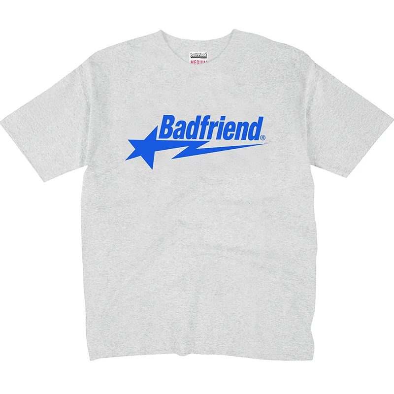 Badfriend Star Logo T-Shirt Grey Badfriend Star Logo T-Shirt Grey